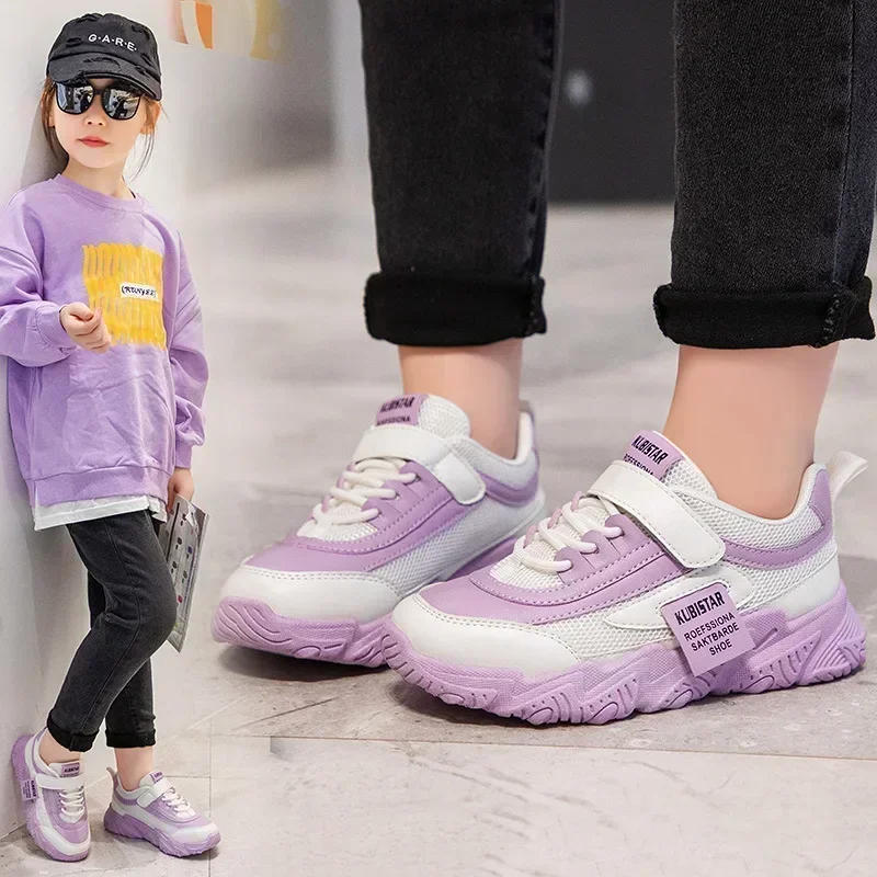 Description Picture 6 of item2023 New Mesh Kids Sneakers Lightweight Children Shoes Casual Breathable Boys Shoes Non-slip Girls Sneakers Zapatillas