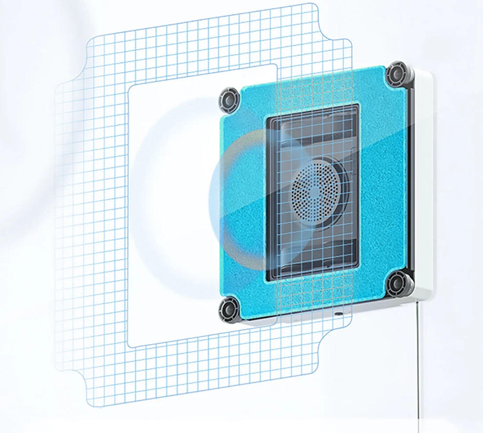 Description Picture 5 of itemWindow Cleaning Robot Mop High Class Cloth Square Clean Wipes Window Cleaner Accessories For Purerobo W-S3 W-S8S W-S3S Robot