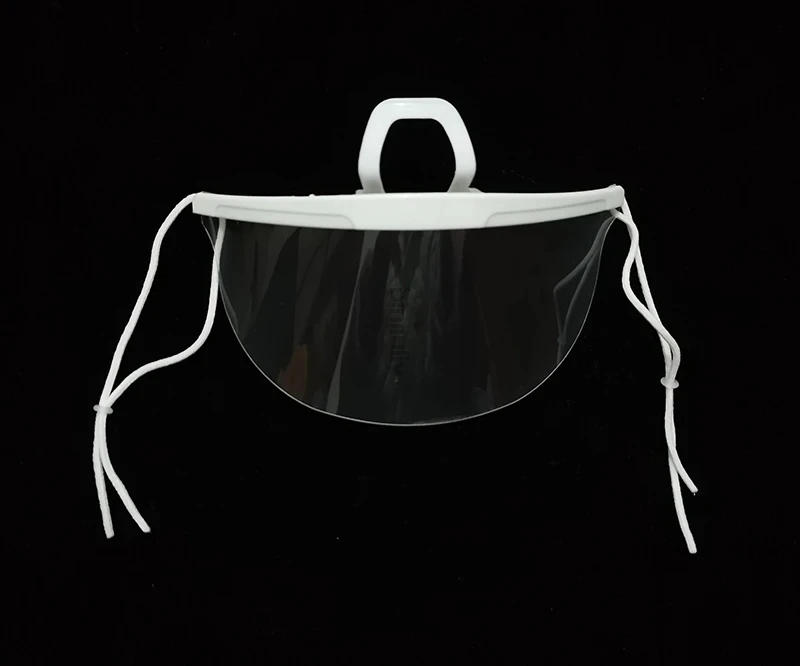 Description Picture 4 of itemPortable Anti-fog Transparent Plastic Mask Mouth Cover Spittle Protect Tattoo Makeup Hotel Kitchen Supply Accessories