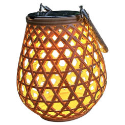 Solar Lantern Outdoor Hanging Lantern Lights with Handle Solar Hanging Lights Outside Decorations Warm White Xmas Garden Lights