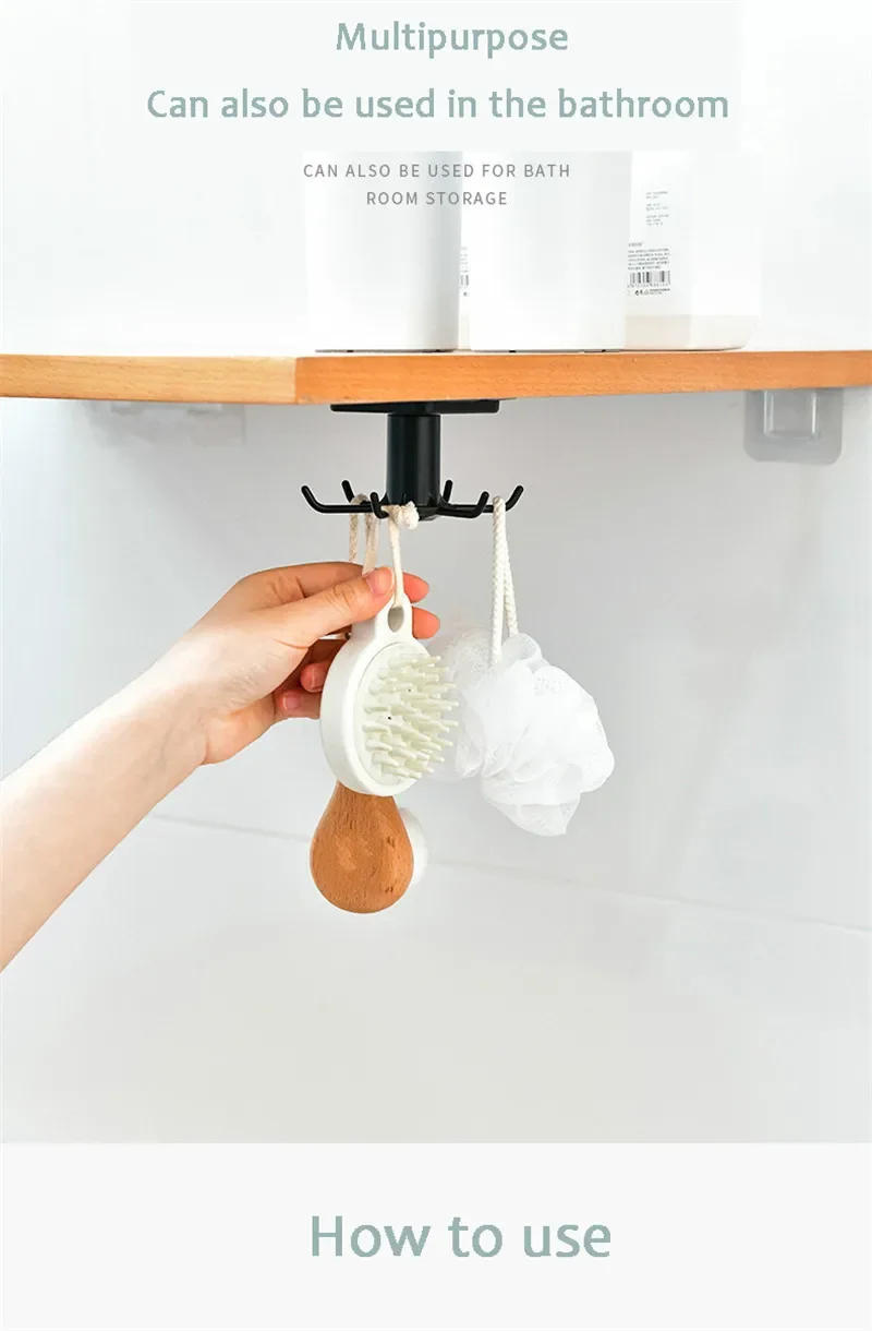 Description Picture 5 of itemkitchen hook organizer bathroom hanger wall dish drying rack holder for lid cooking accessories Cupboard storage Cabinet shelf