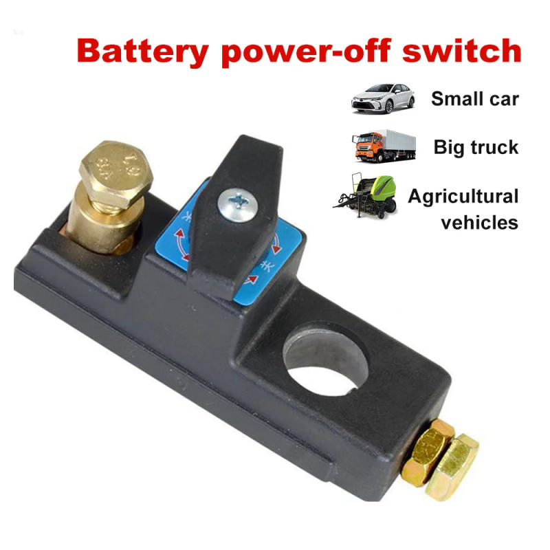 Description Picture 4 of item12V 24V Car Battery Disconnect Switch Isolator Universal Power Cut Off Termination Switch Relay for RV ATV Boats Trucks Cars