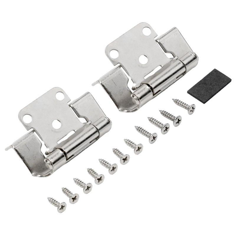 Description Picture 5 of item1/2inch Overlay Semi Partial Wrap Around Self Closing Kitchen Cabinet Hinges Home Improvement Hardware Tools Accessories