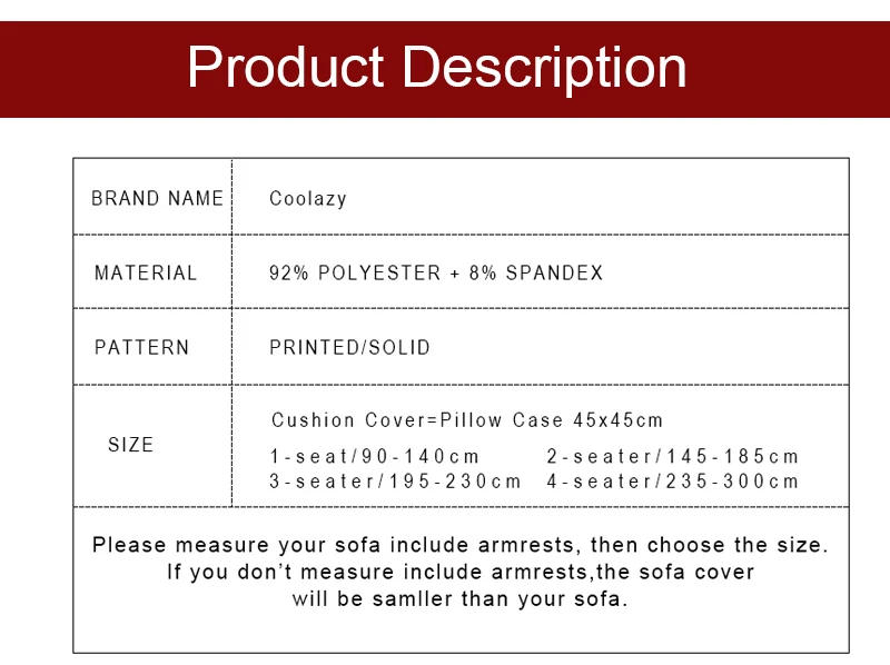 Description Picture 2 of itemStretch Sofa Slipcovers Furniture Protector Full-incluve Non-slip Sofa Covers with Elastic Bottom Floral Sofa Towel Couch Cover