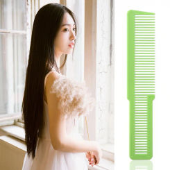 Hairdressing Carbon Fiber Anti-static Comb Wide Tooth Haircut Hair Trimmer Comb