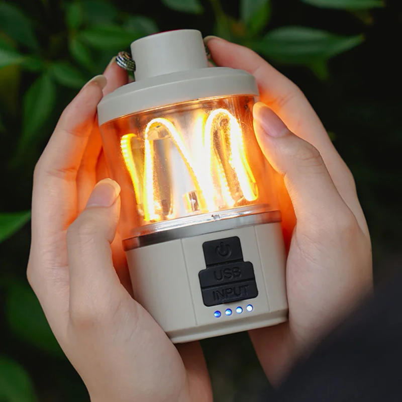 Description Picture 6 of itemMultifunctional Portable Warm Camping Lights Strong LED Lantern Rechargeable Outdoor Emergency Fishing Tent Tungsten Lamp