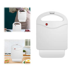 Electric Sandwich Maker Panini Press with Non-Stick Coating Light Food Making Machine Portable Multifunctional for Breakfast