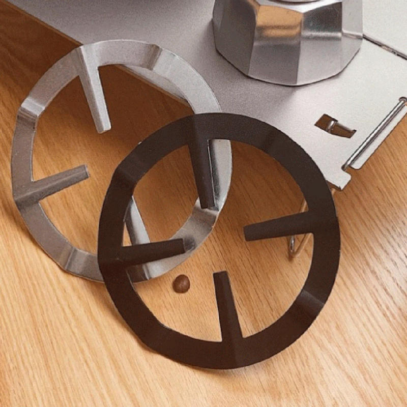 Description Picture 4 of itemMoka Pot Stove Stand Alloy Coffee Pot Holder Gas Range Support Ring Burner Kitchen Camping Picnic Accessories