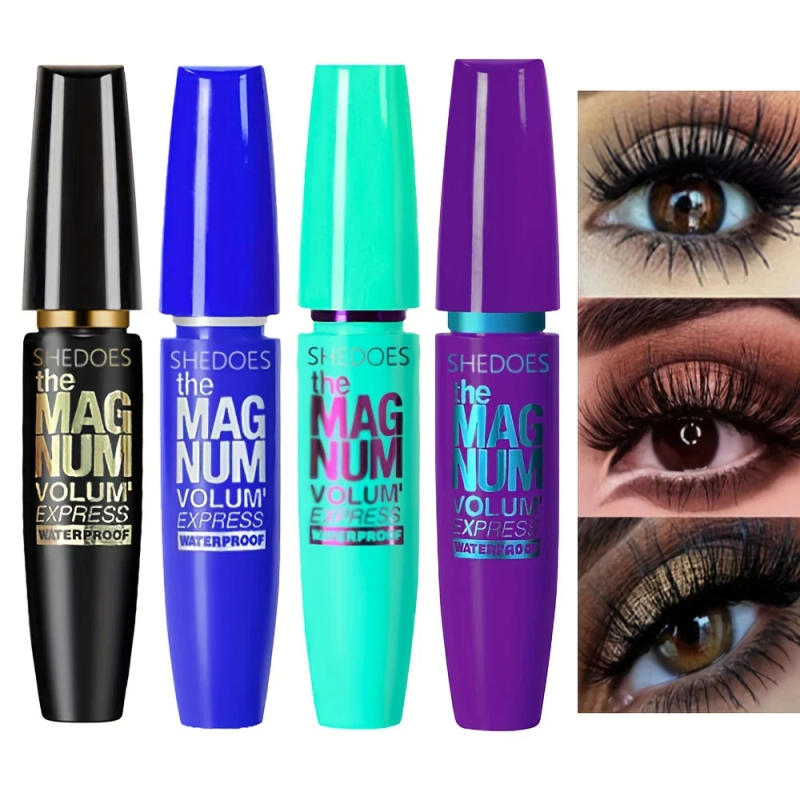 Description Picture 3 of item4D Extreme Volume Lash Mascara Lengthen Eyelashes Mascara Long Lasting Waterproof Makeup Silky Lash Eye Black Extension Cosmetic