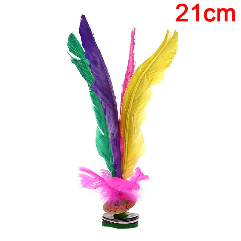 Description Picture 5 of item1pc China Jianzi Footbal Foot Kick Handwheel Fancy Goose Feather Shuttlecock Fitness Entertainment For Physical Exercise