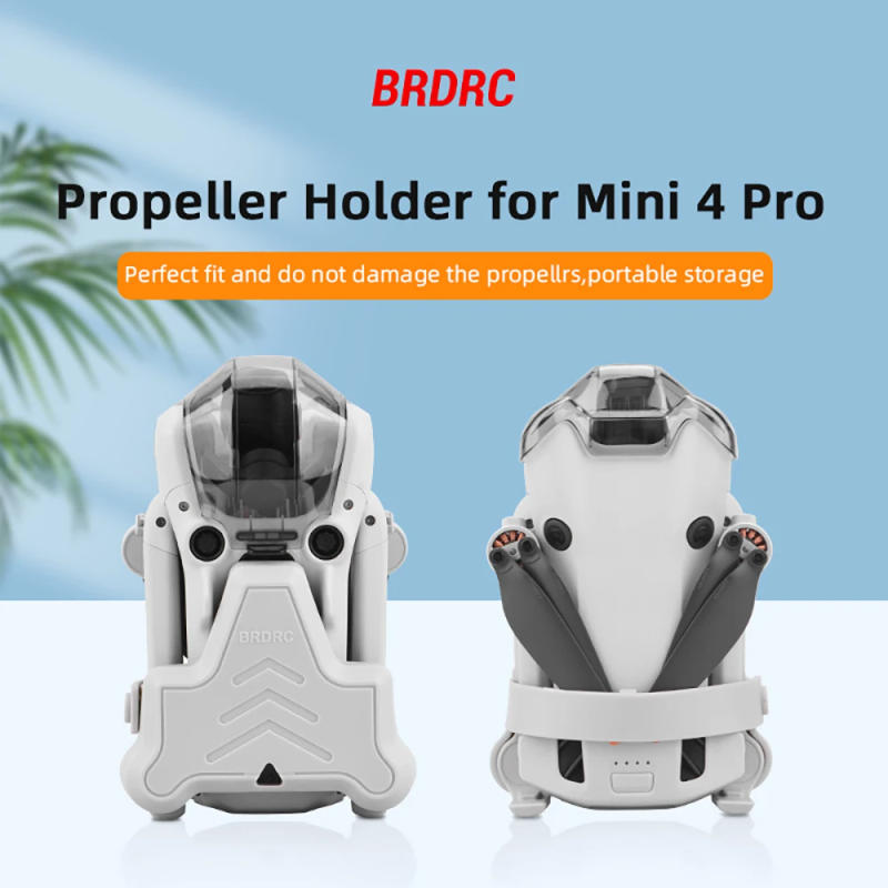 Description Picture 2 of itemBRDRC Propeller Holder for DJI Mini 4 PRO Drone Wings Stabilizer Protector Props Fixed Mount Scratch-resistant Base Accessories