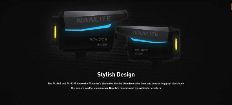 Description Picture 4 of itemNanlite FC-60B Led COB Photography Lighting for Photography Photo Studio Light Vlogging Kit Camera Photographic Professional