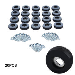 20 PCS Table And Chair Leg Pads Furniture Slider Pads Cabinet Sofa Wear Resistant Floor Protector Pads Furniture Hardware