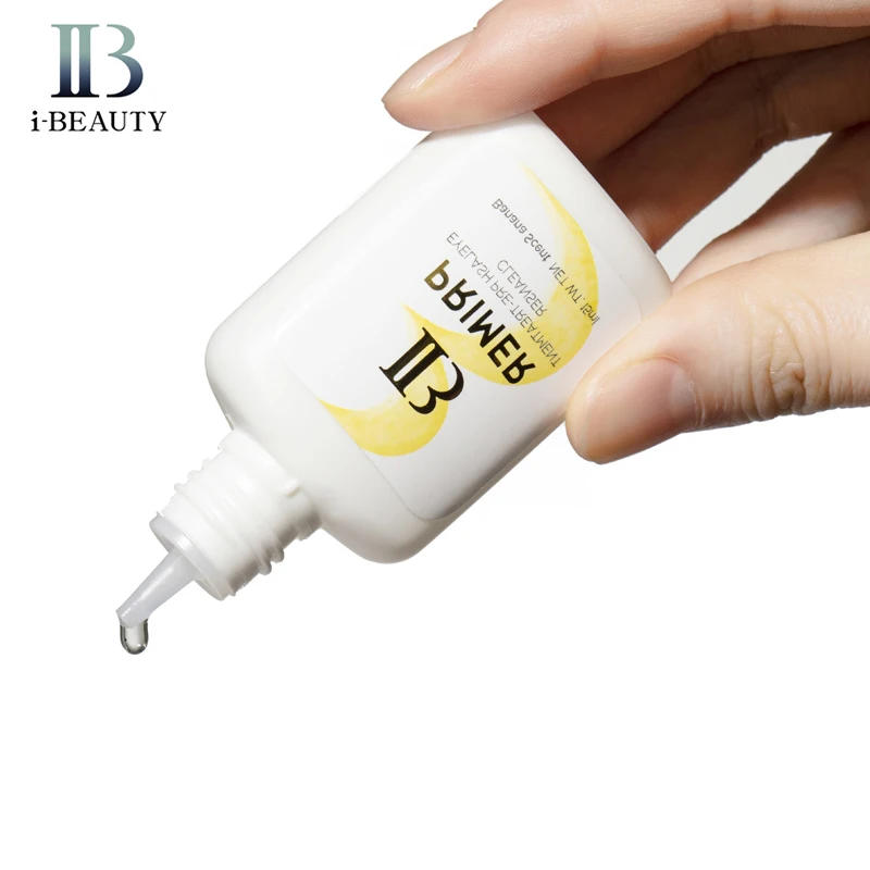 Description Picture 3 of itemI Beauty Eyelash Extension Glue Primer Series Banana Coconut Rose Scent Alcohol Free IB Primer Clear Eyelash Cleanser Makeup