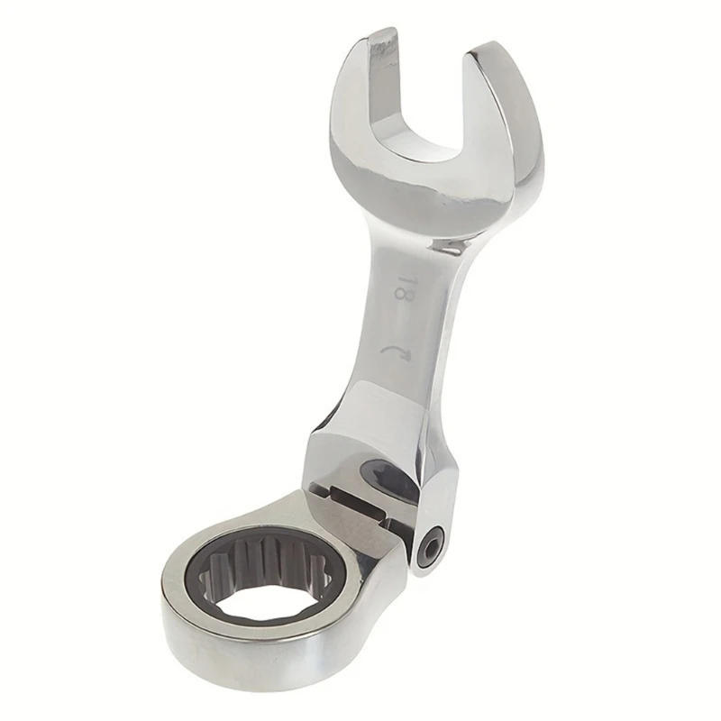 Description Picture 5 of itemPractical 180°Flexible Head Ratcheting Wrench Ratcheting Box Wrench Tool