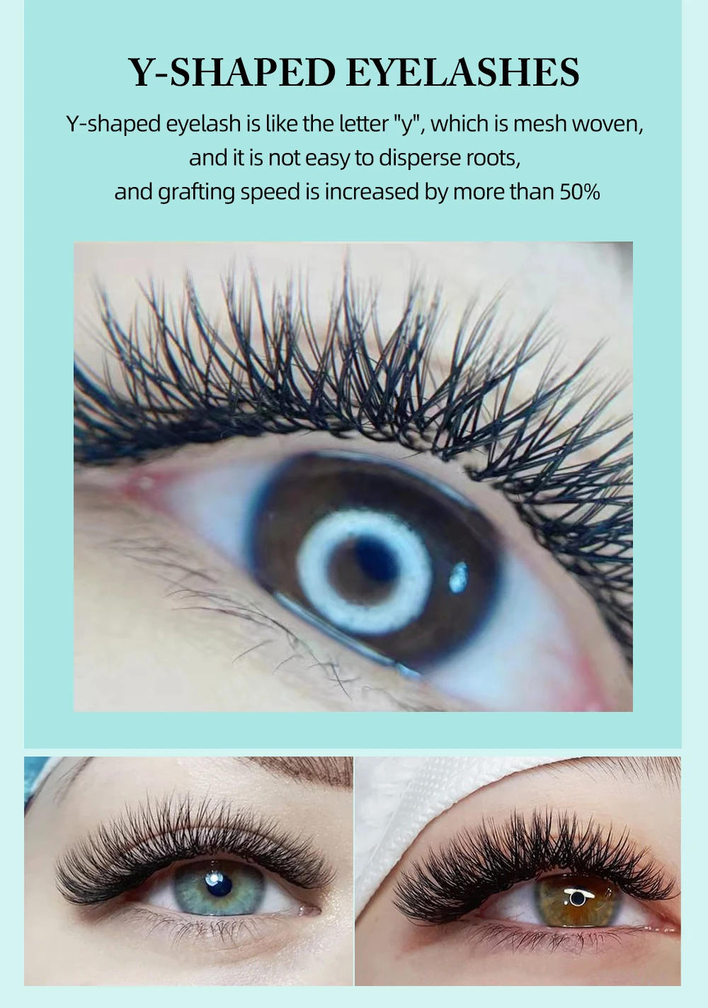 Description Picture 5 of itemYelix Y Eyelashes Soft Cilia Brazilian Volume 4D 5D 8D Cilia W Egyptian Volume Extension Lashes Korea High Quality Eyelash