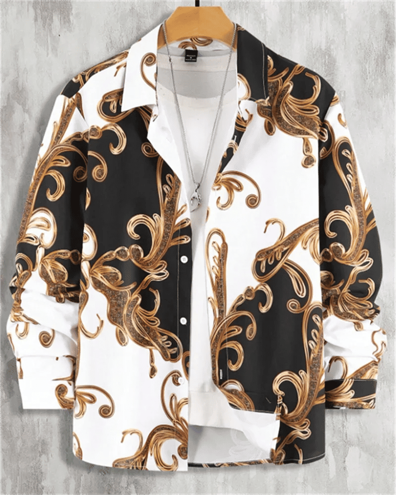 Description Picture 4 of itemMen's casual shirts are fashionable, elegant, comfortable, slim and loose 2024 men's tops lightweight sports outdoor shirts