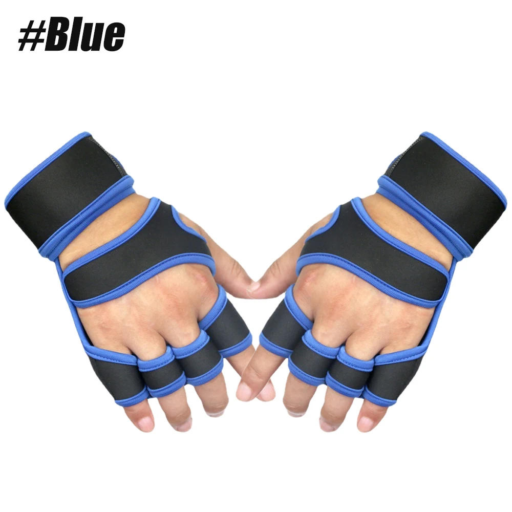 Description Picture 6 of item1Pair Cross Training Gloves with Wrist Support for WODs, Gym Workout, Weightlifting and Fitness, Strong Grip for Men & Women