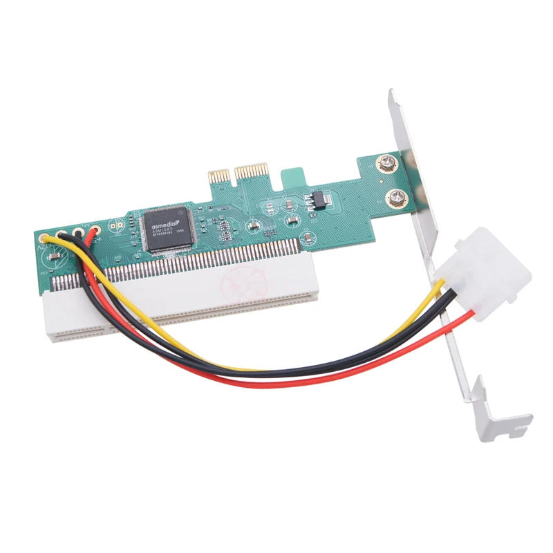 Description Picture 4 of itemPCIE to PCI Adapter PCI Express X1 to PCI Expansion Card Riser ASM1083 Chipset PCI-E Converter Adapter with 4Pin Power Connector