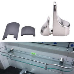 Adjustable Metal Shelf Holder Clip Glass Clamp Holder Glass Wood Shelves Support Shelf Brackets for Glass Shelves