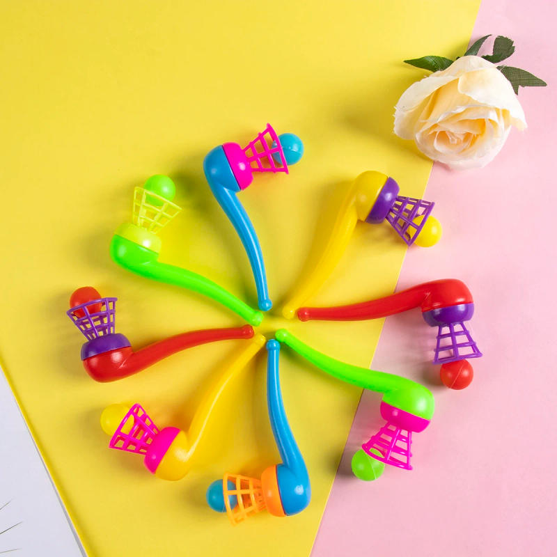 Description Picture 4 of item10pcs Fun Colorful Magic Blowing Pipe Floating Ball Game Props Kids Birthday Party Favors Keepsakes Carnival Gifts Supplies