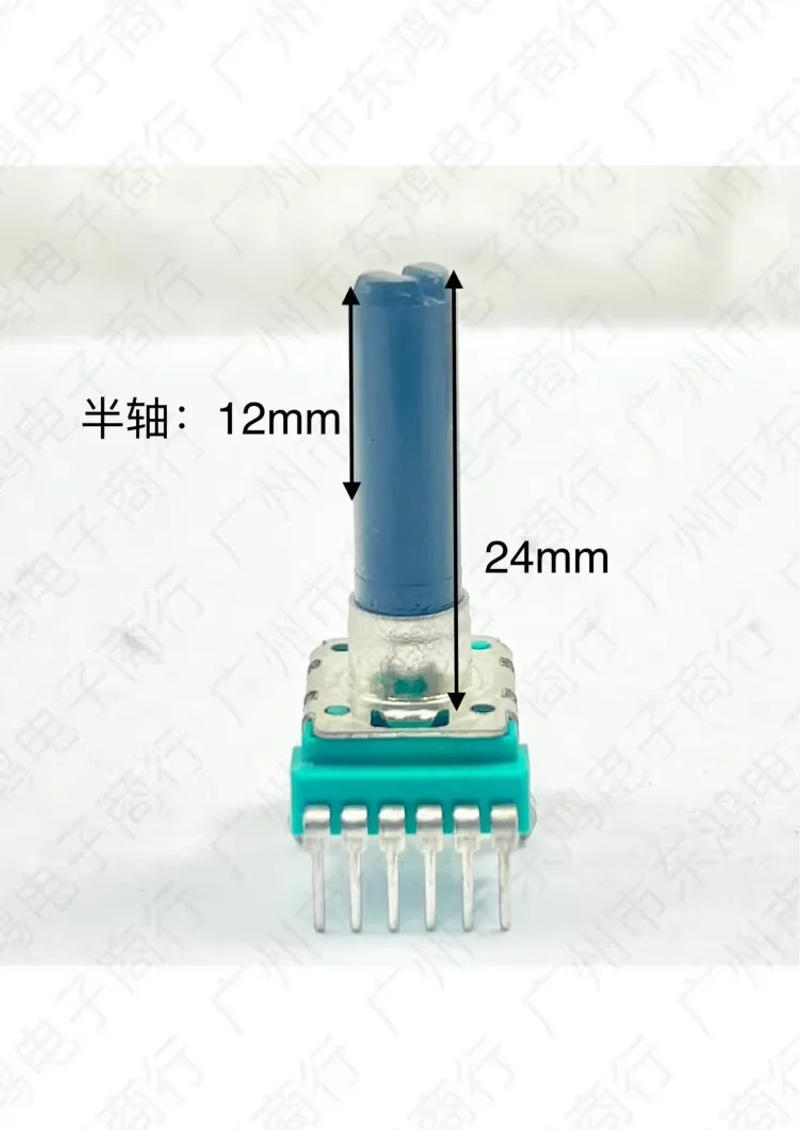 Description Picture 2 of itemOriginal new 100% R1121GOCV1C104FL0081 mixer amplifier dual potentiometer C100K C104 axis length 24MM (SWITCH)