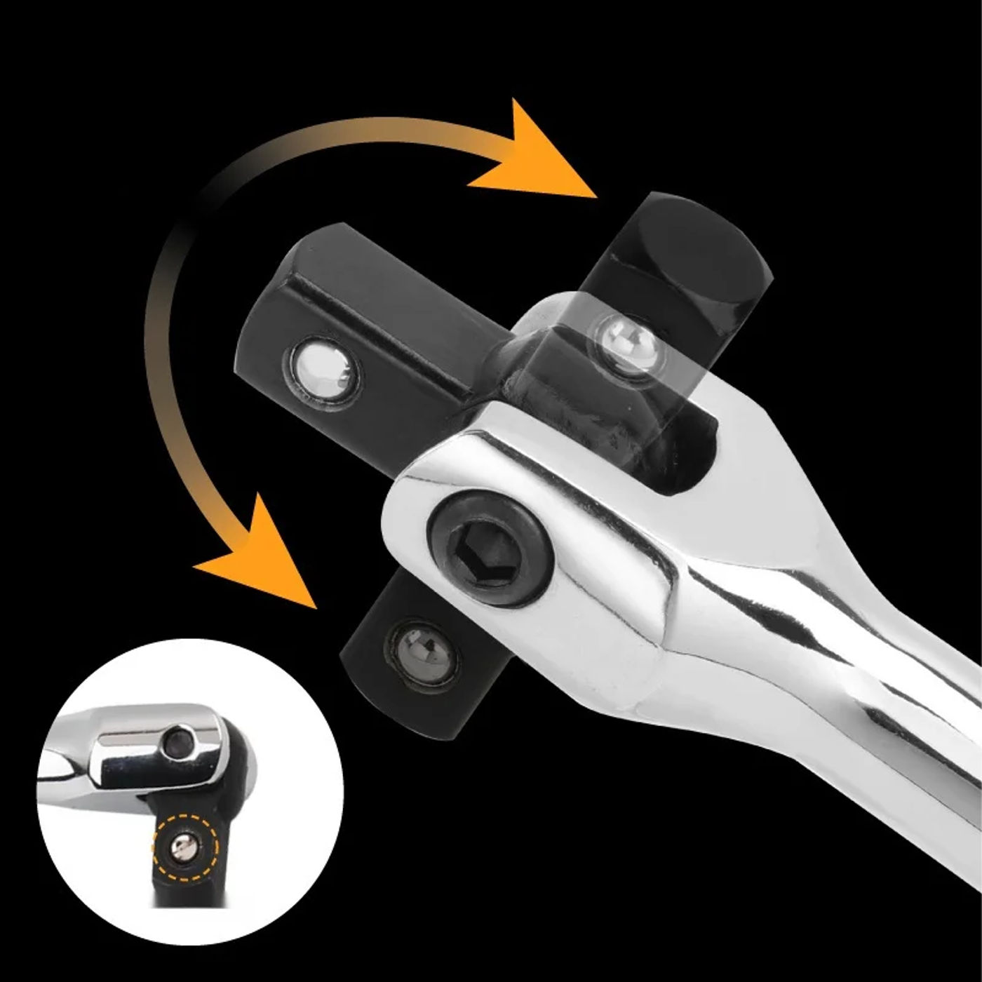 Description Picture 4 of itemHi-Spec 1/2 F Rod Long Force Bar Activity Head Socket Wrench Crv With Strong Force Lever Steering Handle 10" 12" 15" 18"