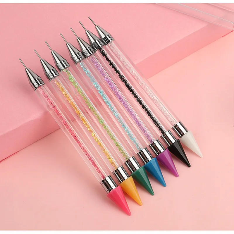 Description Picture 4 of item8PCS Rhinestone Wax Pen Head for Nail Art Gem Picker Tool Replacement Tip for Rhinestone Picker Wax Pencil For Nail Tools