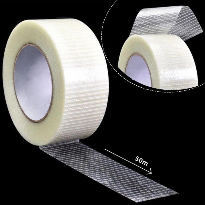 Description Picture 4 of itemMesh Fiberglass Tape For Mold Electrical Fixing Fiber Glue Single-Sided Tape Wear-Resistant Glass Fiber Reinforced Tape