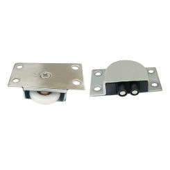 Sliding Door Wheels Silent Furniture Roller Nylon Single Wheel Sliding Cabinet Door Hardware for Wardrobe Closet Doors Cupboard