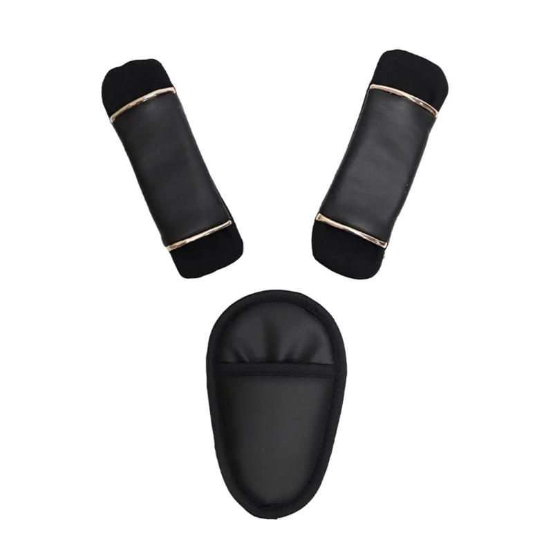 Description Picture 6 of itemBaby Stroller Strap Covers Three Piece Car Seats Accessories Cushion Shoulder Cushion For Stroller Pad Covers For Boy And Girl