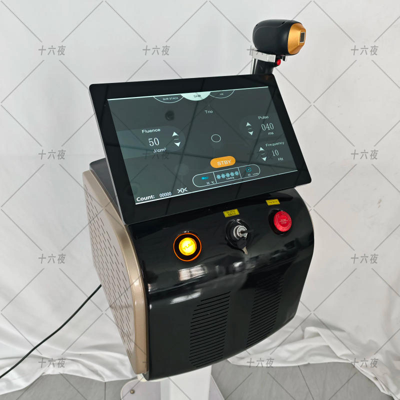 Description Picture 6 of item2024 Portable 808 755 Professional Titanium Alexandrite Device 4 waves IPL Woman Removal Machine Laser Body Hair Diode Ice