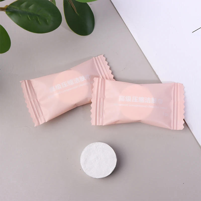 Description Picture 5 of item30/50pcs Portable Disposable Compressed Towels Soft Small Face Towels Travel Absorbent Compressed Towels Travel Essentials