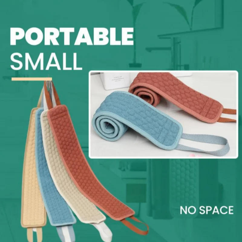 Description Picture 5 of itemShower Exfoliating Back Scrubber Bath Belt Towel Ball Glove Deep Mud Clean Korean Body Washcloth Japanese Rear Scrub Pull Strap