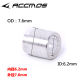 ID6.2 OD7.6mm silver