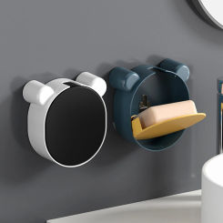 Bathroom Shower Soap Box Shelf Dish Storage Plate Tray Holder Case Wall Mounted Soap Holder Container Organizers Home Supplies