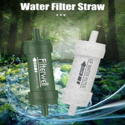 Outdoor Mini Water Filter Straw Camping Purification Portable Hiking Water Purifier for Survival Or Emergency Supplies