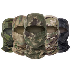 Tactical Camouflage Balaclava Cycling Full Face Mask Outdoor Hunting Hiking Helmet Inner Cap Skiing Scarf