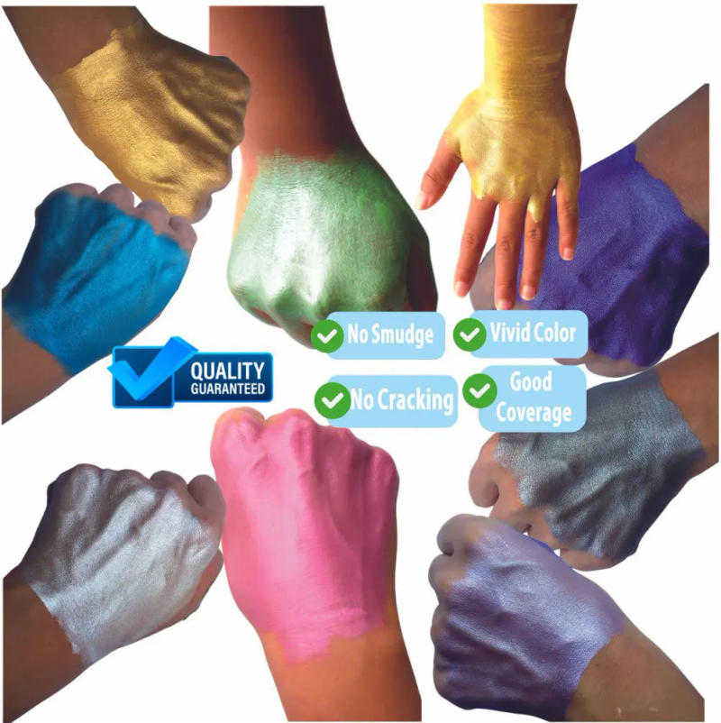 Description Picture 5 of itemWhite 30g/pc Water Based Pure Face And Body Paint Pigment Skull Makeup in Halloween Party Fancy Dress Beauty Makeup Tool