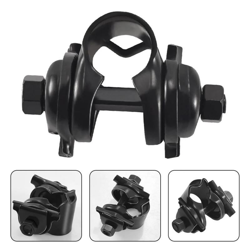 Description Picture 6 of itemHigh Quality Outdoor Saddle Fixed Clip Seatpost Adapter Bicycle Saddle Clamp Black Carbon Steel Concave-convex