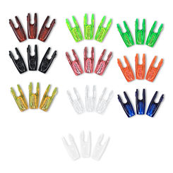 24/50pcs Plastic G Nocks Arrow Pin Nocks Needles For ID3.2/4.2/5.2/6.2/8.0mm Arrow Shaft Archery Accessory