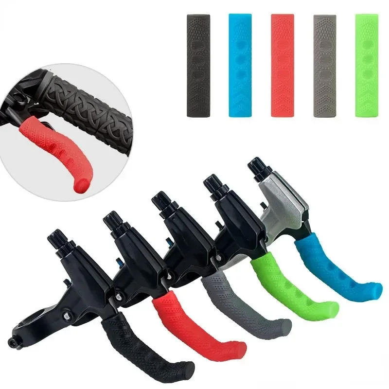 Description Picture 3 of item2PCS Bike Brake Lever Protective Silicone Bicycle Lever Grips Mountain Road Bike Brake Handle Cover Cycling Bicycle Accessories