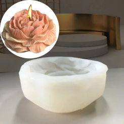 8-16cm 3D Rose flower Candle Silicone mold DIY Peony flower soap plaster resin mold Handmade soap chocolate cake baking tools