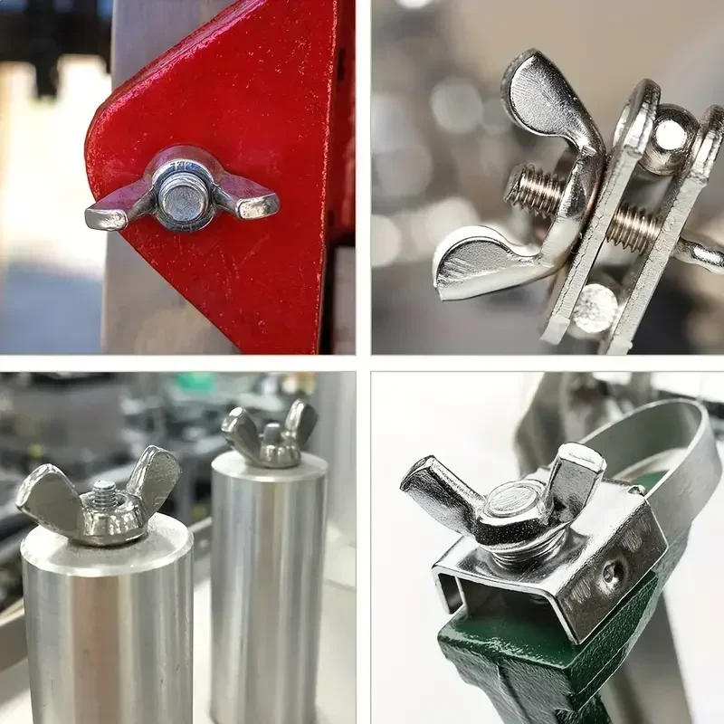 Description Picture 4 of item20Pcs 1/4" Wing Nuts Zinc Plated Fasteners Parts M6 Inches Butterfly