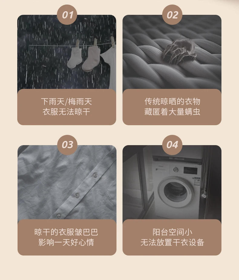 Description Picture 4 of item220v Machines Dry Home Mini Automatic Tumble Dryer Indoor Clothes Electric Laundry Machine Drying Small Domestic Dryers Drier