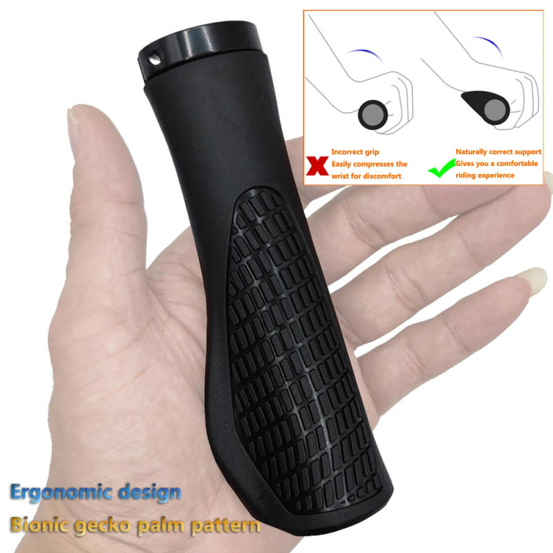 Description Picture 4 of item1Pair Mountain Bike Handlebar Grips Anti-skid Lock on Bicycle Grips Soft Rubber MTB Bike Grips Cycling Bike Parts