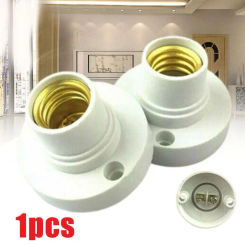 E14 Edison Lamp Holder Light Bulb Screw Socket Conversion Lampholders Surface Fixing Base Holder Lighting Accessories 100-230V