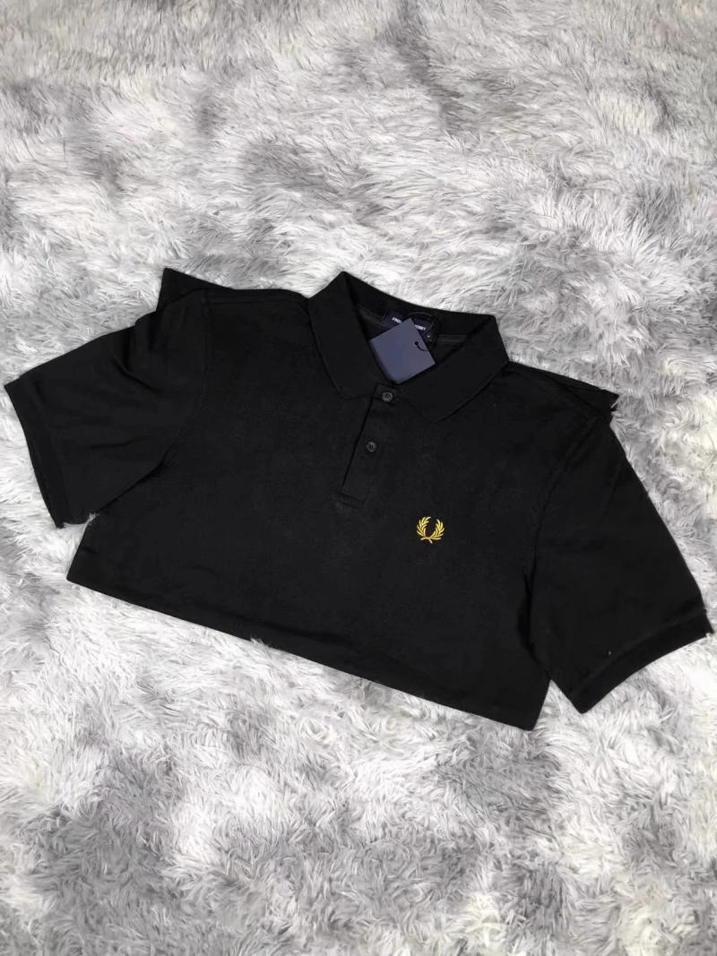 Description Picture 2 of itemSummer Cotton Men's Wheat Embroidery Solid Color Fashion Casual Business POLO Shirt