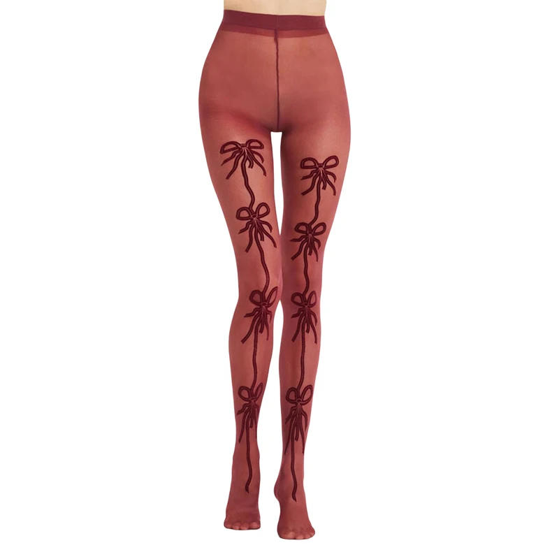Description Picture 5 of itemWomen See Through Mesh Tights Spring Summer Pantyhose Stretchy Elastic High Waist Thin Stockings Leggings Gothic Grunge Y2K