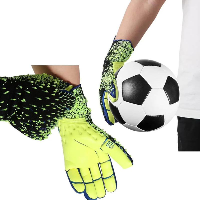 Description Picture 6 of itemGoalkeeper Gloves Strong Grip for Soccer Goalie Goalkeeper Gloves with Size 6/7/8/9/10 Football Gloves for Kids Youth and Adult